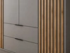 Kleiderschrank 206 cm Macron Grau, Artisan Eiche
