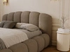Polsterbett mit Stauraum und Lattenrost 160x200 Cloud Soft Braun
