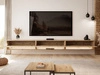 Hänge TV-Schrank 270 cm für Wohnzimmer mit LED-Beleuchtung Aurelie Artisan Eiche