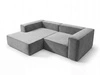 Ecksofa L Links Vellaro Grau
