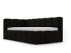 Jugendbett Einzelbett mit Bettkasten und Lattenrost 90x200 Cloud One Schwarz