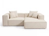 Ecksofa L Rechts Vellaro Beige
