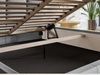 Polsterbett mit Bettkasten und Lattenrost 160x200 Malo Dunkelgrau