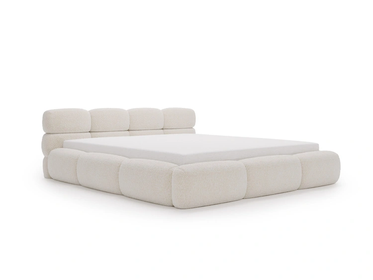 Polsterbett mit Bettkasten und Bettrost 160x200 Sweet Low Beige