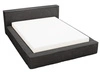 Polsterbett mit Bettkasten und Lattenrost 160x200 Lago Schwarz