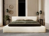 Polsterbett mit Bettkasten und Lattenrost 140x200 Mali Beige