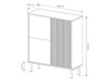 Wohnzimmer-Möbelset Gradimento Eiche Cremona