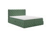 Boxspringbett mit Bettkasten 140x200 Canolo Grün
