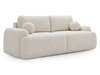 Sofa mit Schlaffunktion und Bettkasten Aurio Creme