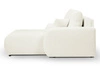 Ecksofa mit Schlaffunktion und Bettkasten Rechts Adoro Creme