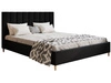 Polsterbett mit Lattenrost 140x200 Snazi Schwarz