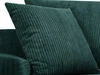 Ecksofa L-Form mit Schlaffunktion und Bettkasten Merivo Grün