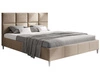 Polsterbett mit Lattenrost 140x200 Luxe Beige