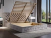 Chesterfield Polsterbett 180x200 Apollo - Grün 