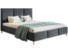 Polsterbett mit Lattenrost 120x200 Trio Dunkelgrau