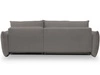 Ecksofa L-Form mit Schlaffunktion und Bettkasten Bene Dunkelgrau