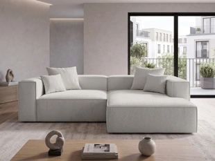 Ecksofa L Rechts Vellaro Grau